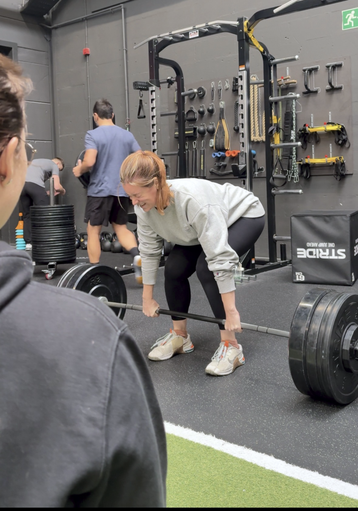 deadliften tijdens het btl evenement