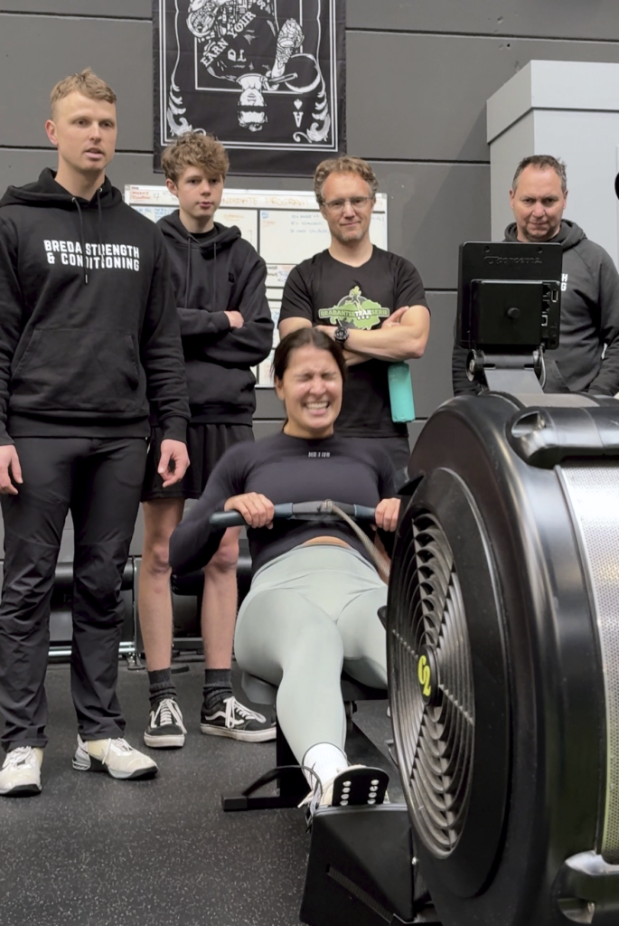 het roeien tijdens btl evenement