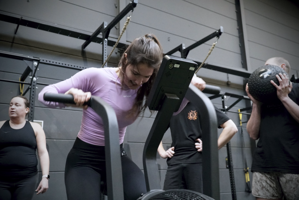 noortje stolk tijdens training