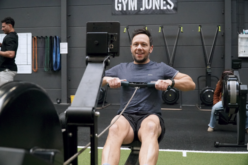 roeien tijdens kerst workout