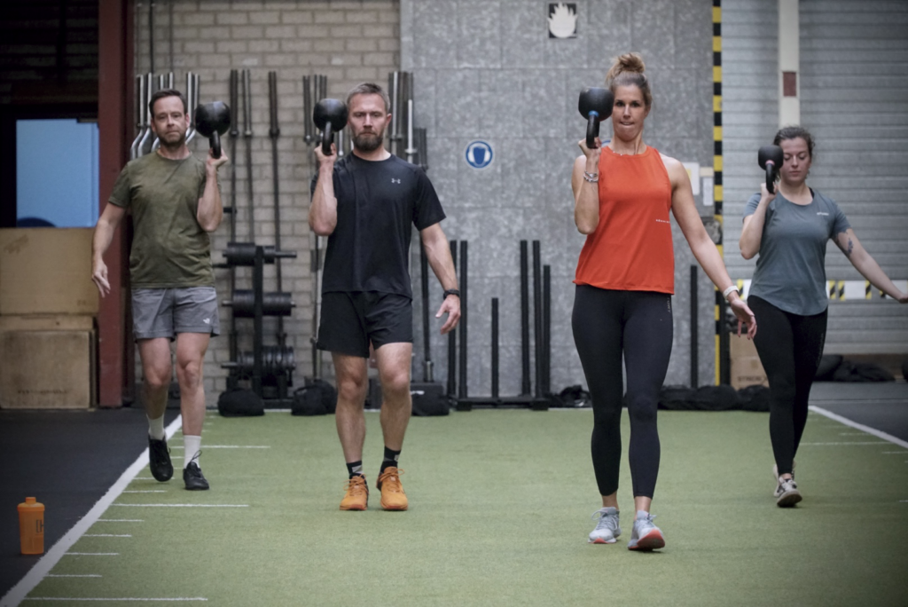 kleine groep waardoor er genoeg ruimte is om met plezier te trainen